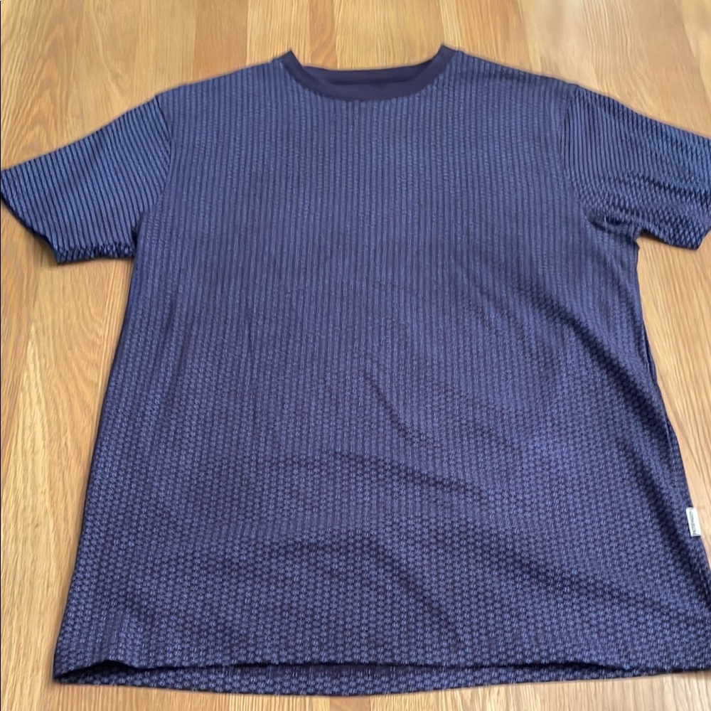 Men's Navy Patterned Shirt